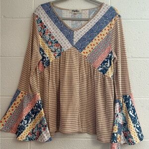 Boho Long-Sleeve Top